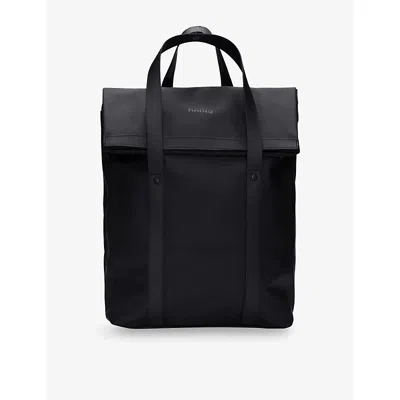 Rains Womens Black Rolltop 16' Shell Rucksack