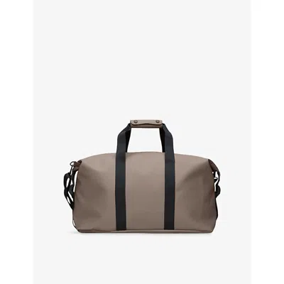 Rains Womens Cinder Hilo Waterproof Coated-shell Weekend Bag In Brown