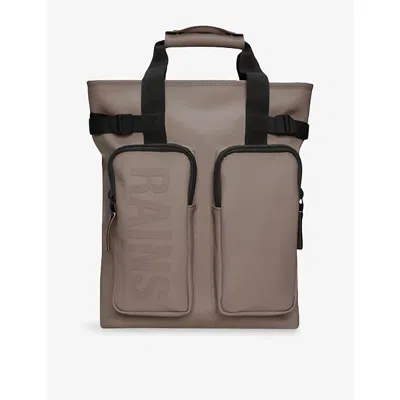 Rains Womens Texel Tote Backpack Cinder In Gray