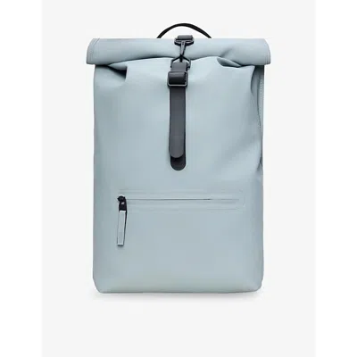 Rains Womens Pool Rolltop 16' Shell Rucksack In Blue