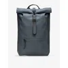 Rains Womens Lagoon Roll-top Waterproof Shell Backpack In Blue