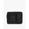 Rains Womens Texel Coated-shell 14'' Laptop Case Black In Black