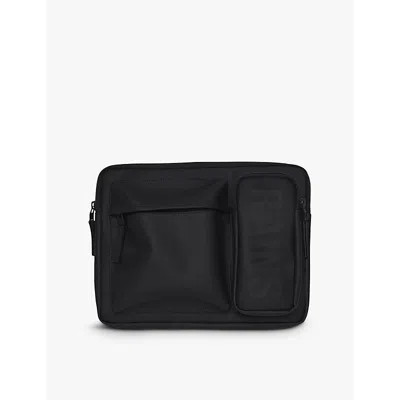Rains Womens Texel Coated-shell 14'' Laptop Case Black