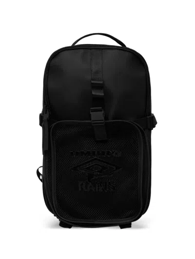 Rains X Umbro Buckled Backpack In Black