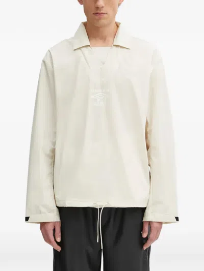 Rains X Umbro Drawstring Sweatshirt In Neutral