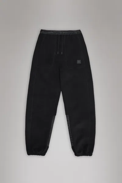 Rains Yermo Fleece Pants Regular In Black
