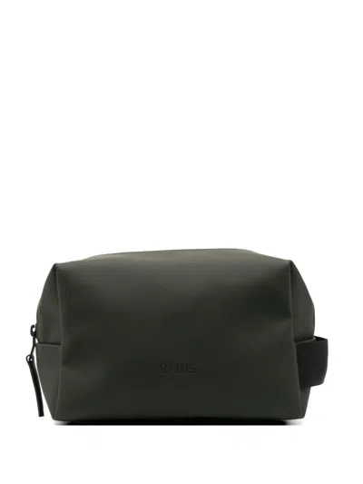 Rains Zip Clutch Bag In Black