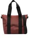 Rains Zip-fastening Tote Bag In Red
