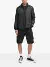 Rains Zip-front Stand-collar Lightweight Jacket In Black