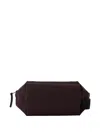Rains Zip-top Strap Wash Bag In Brown