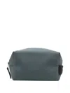 Rains Zip-top Wash Bag In Blue