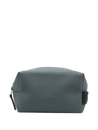 Rains Zip-top Wash Bag In Blue