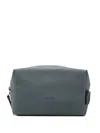 Rains Zip-top Wash Bag In Gray