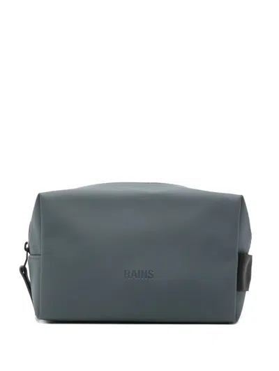 Rains Zip-top Wash Bag In Blue