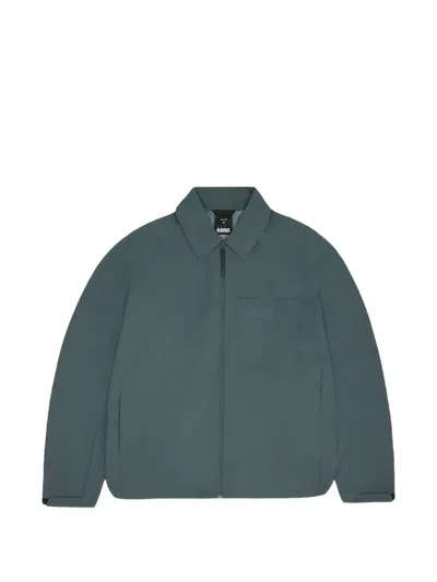 Rains Zip-up Shirt In Green