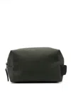 Rains Zip-up Wash Bag In Green
