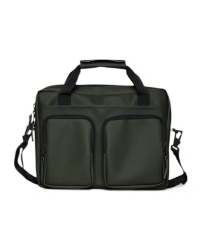 Rains Zip-closed Shoulder Bag In Black