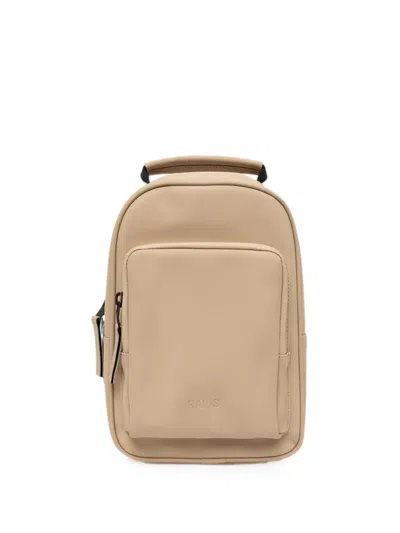 Rains Zipped Top-handle Backpack In Neutral