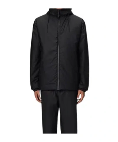 Rains Storm Breaker Waterproof Rain Jacket In Black