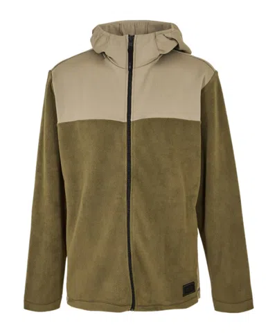 Rains Zip-up Hooded Casual Jacket In Green