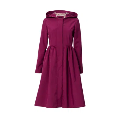 Rainsisters Pink / Purple Bright Pink Waterproof Coat For Women: Raspberry Dream