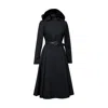 Rainsisters Women's Black Trench Coat For Spring: Timeless Black In Black