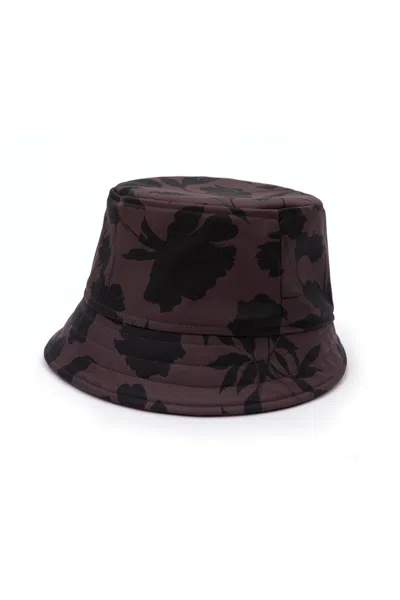 Rainsisters Women's Elegant Bucket Hat In Brown Floral