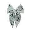 Rainsisters Women's Green Hair Bow Clip: Minty Kiss In Green