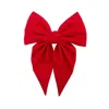 Rainsisters Women's Hair Bow Clip: Poppy Red In Red