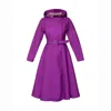 Rainsisters Women's Pink / Purple Double Breasted Trench Coat In Fuchsia: Daring Fuchsia In Pink/purple