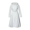 Rainsisters Women's White Water Resistant Trench Coat: Heavenly White In White
