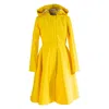 Rainsisters Women's Yellow / Orange Fitted & Flared Yellow Raincoat In Yellow Sun In Yellow/orange