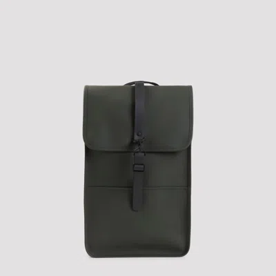 Rains -style Polyester Backpack In Green