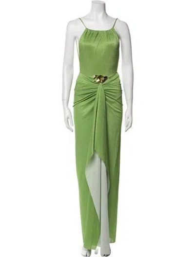 Pre-owned Raisa Vanessa Glitter Accents Skirt Set W/ Tags In Green