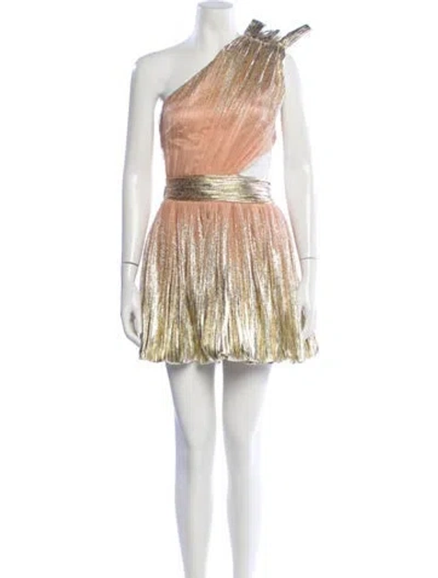 Pre-owned Raisa Vanessa One-shoulder Mini Dress
