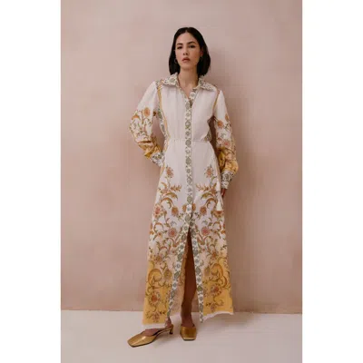 Raishma Briar Yellow Dress In Multi