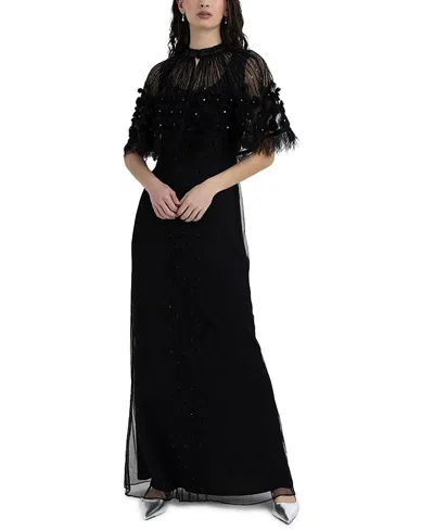 Raishma Catalina Gown In Black