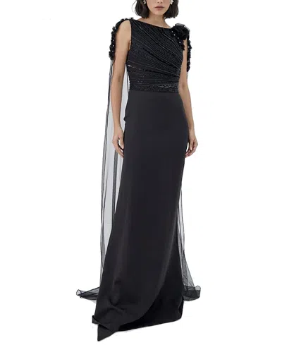 Raishma Delilah Gown In Black