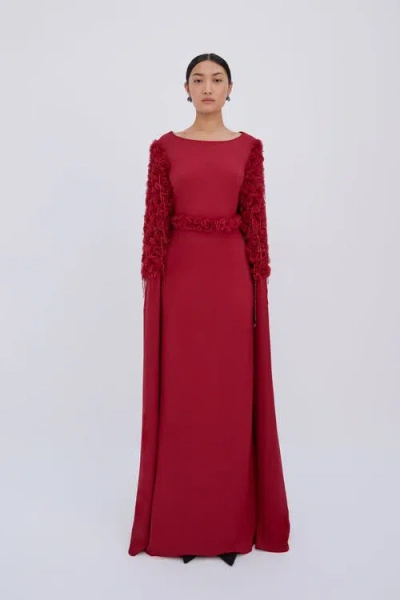Raishma Louisa Gown In Red