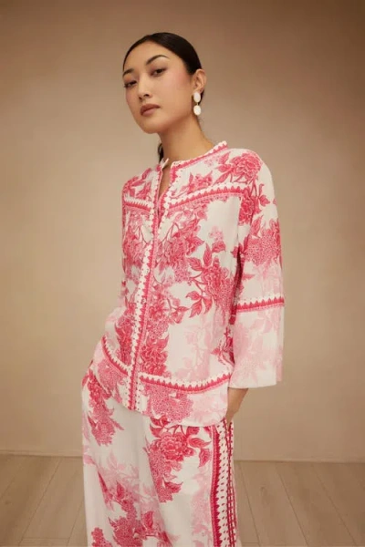 Raishma Myra Pink Shirt In Multi