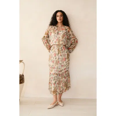 Raishma Renee Cream Shirt In Brown