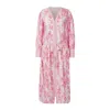 Raishma Women's Aaliyah Pink Cotton Dress In Pink