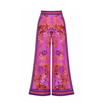 Raishma Alisa Pink Viscose Trousers