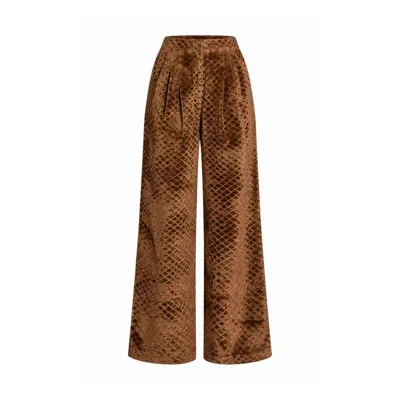 Raishma Women's Alister Gold Trousers In Brown