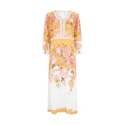 Raishma Women's Aurelia Orange Dress In Multi