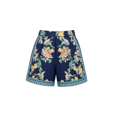 Raishma Women's Blue Amani Navy  Short