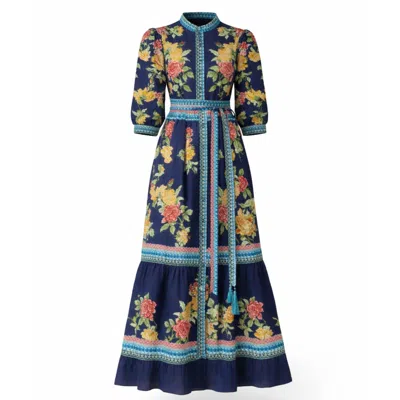 Raishma Women's Blue Amber  Dress