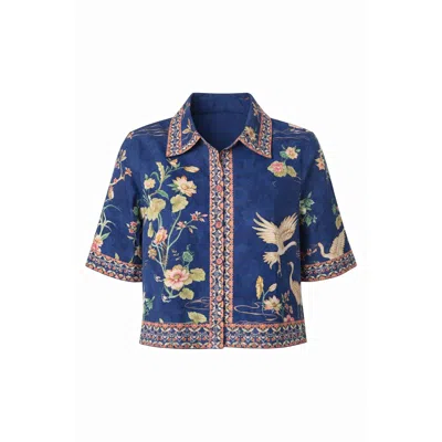 Raishma Women's Blue Kylie  Shirt