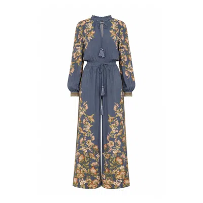 Raishma Women's Hailey Blue  Jumpsuit