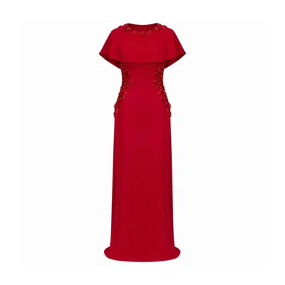 Raishma Women's Jade Red Gown
